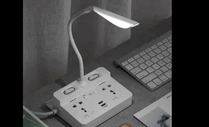 Supreme Quality Power Extension With Lamp and Charging Ports