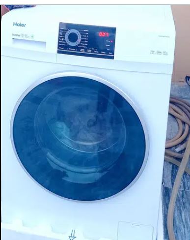 Box Packed Haier Front Load Automatic Washing Machine for Sale