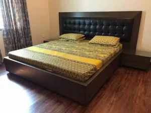 fine quality bed with 2 side tables for sale in Sialkot