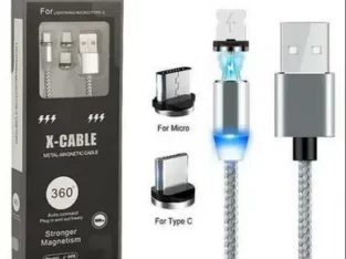 Magnatic Charging Cable 3 in 1 sale in Sialkot