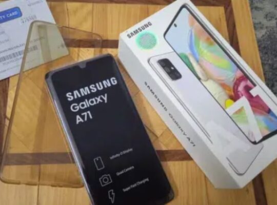 Samsung galaxy A71 mobile phone