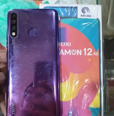 Techno camon 12air for sell in Narowal