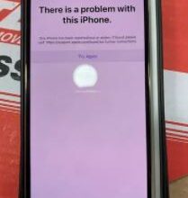 phone 13 pro max gold icloud there is a problem wi