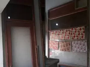Havey wooden glass door & frame for sale in Gojra