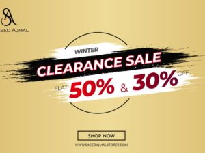 Saeed Ajmal Winter Clearance Sale 2022