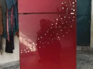 Pel Red shining Glass door refrigerator in Isamaba