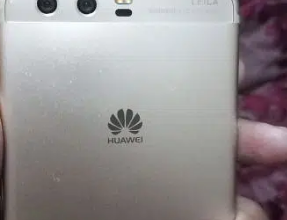 Huawei p10 4ram 64 memory golden colour charger or