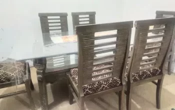 Dinning table with Six Chairs sell in Multan