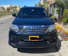 toyota fortuner for sale in karachi