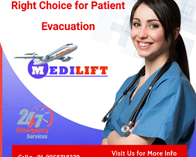 Use Medilift Air Ambulance Service in Raipur