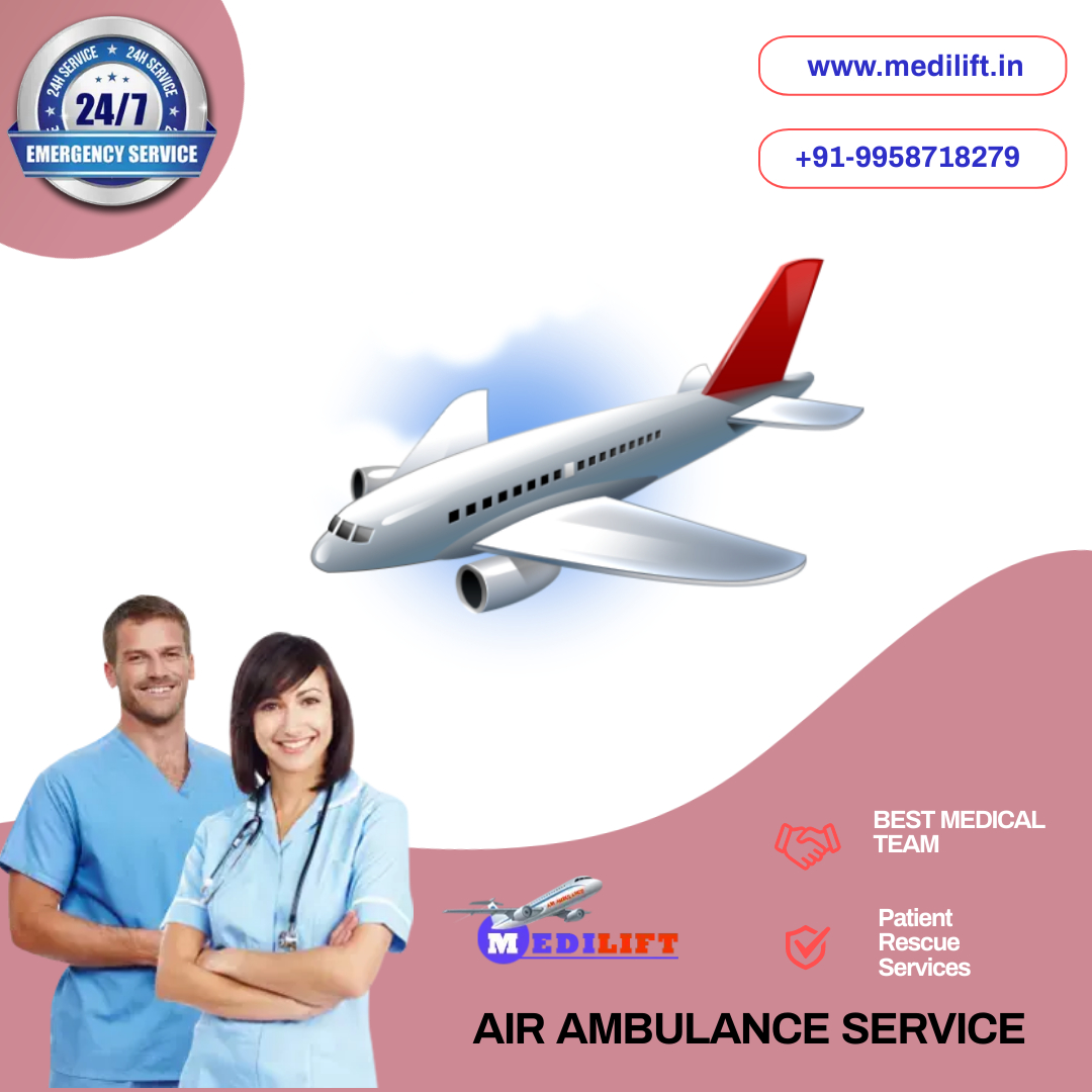 Highly Safe & Fast ICU Air Ambulance in Patna