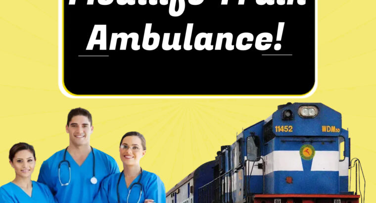 Medilift Train Ambulance Guwahati at Lower Price