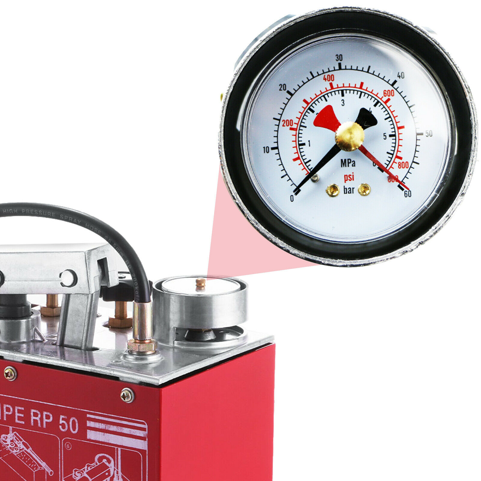 Hydraulic Manual Pressure Test Pump