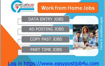 Earn money online by doing data entry, ad posting