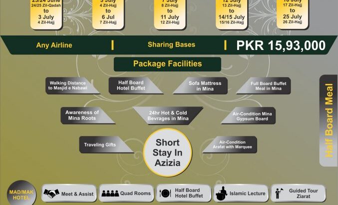 Best Hajj Services – 32 Day’s Platinum package