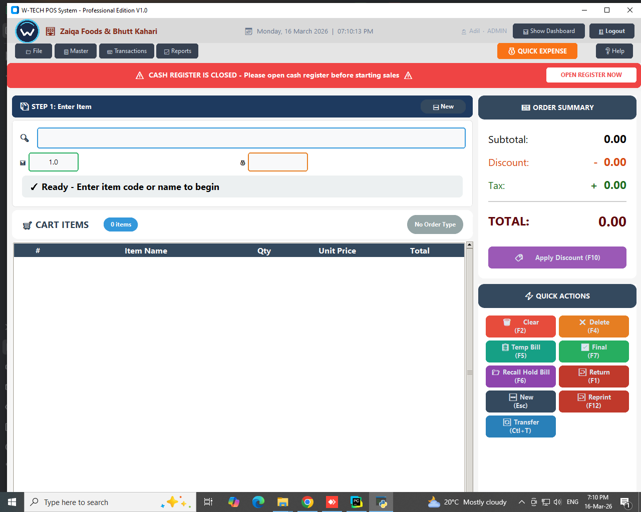 Restaurant POS System in Pakistan | Complete Management Solution