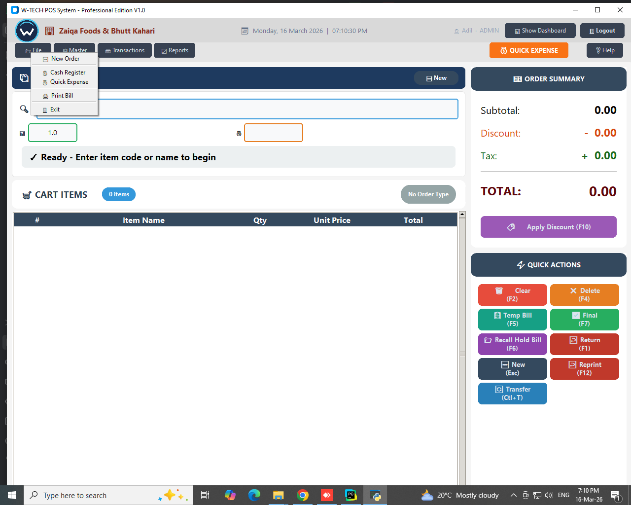 Restaurant POS System in Pakistan | Complete Management Solution