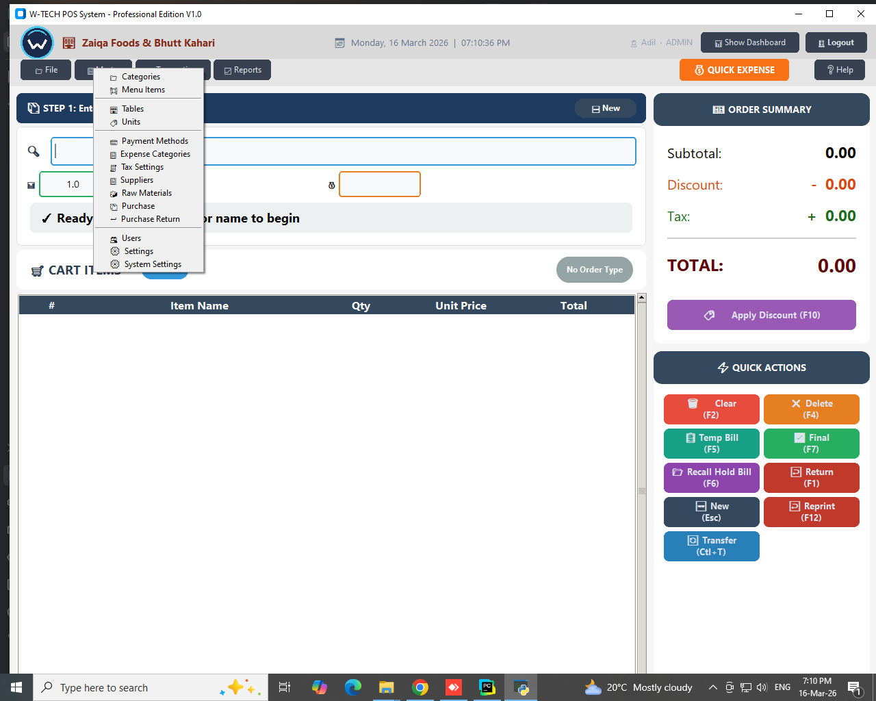 Restaurant POS System in Pakistan | Complete Management Solution