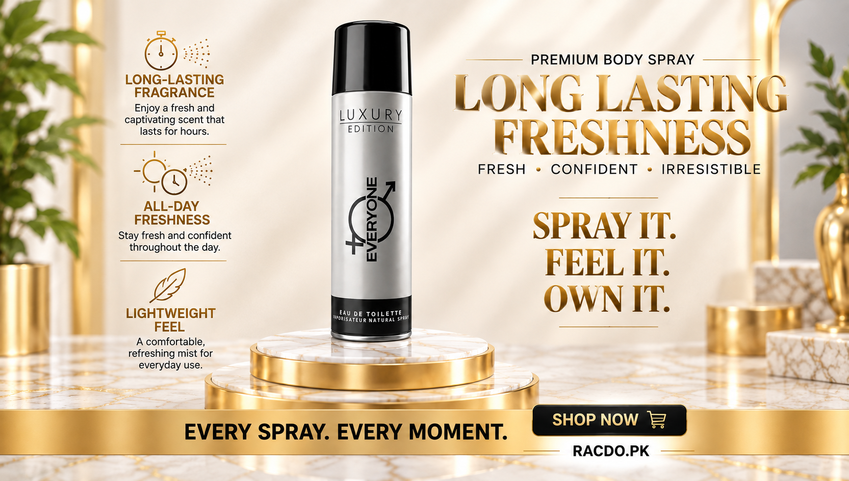 : Luxury Scent Body Sprays at Budget Prices ā Racdo Pakistan