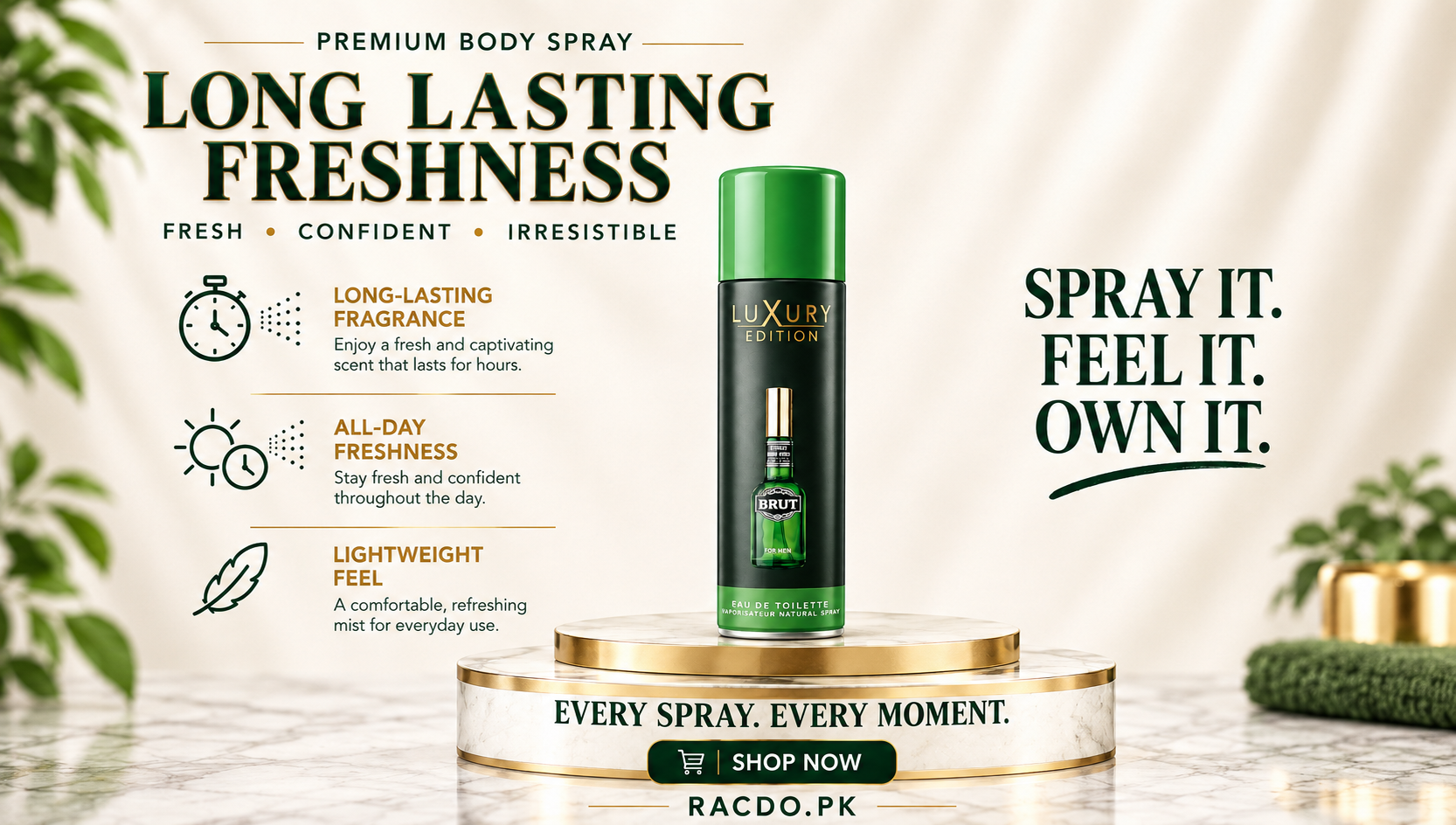 : Luxury Scent Body Sprays at Budget Prices – Racdo Pakistan