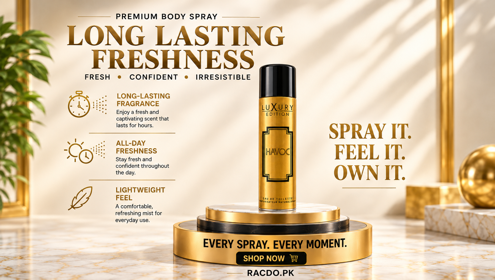 : Luxury Scent Body Sprays at Budget Prices ā Racdo Pakistan