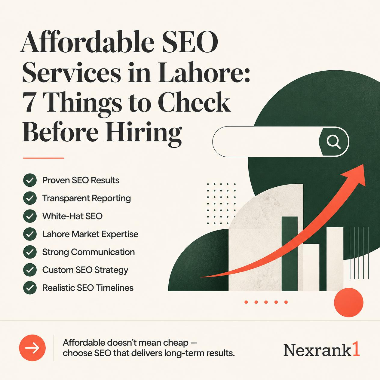 Affordable SEO Services Lahore: What Businesses Need to Know