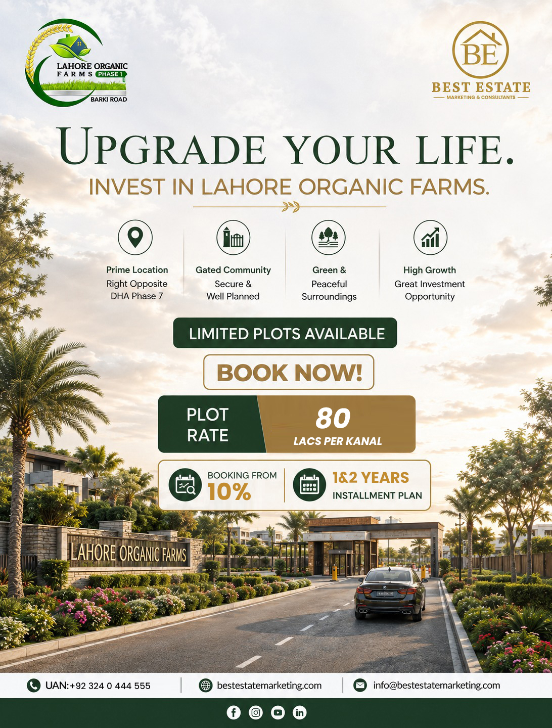 Looking for Farmhouse Plots near DHA Phase 7 Lahore ?