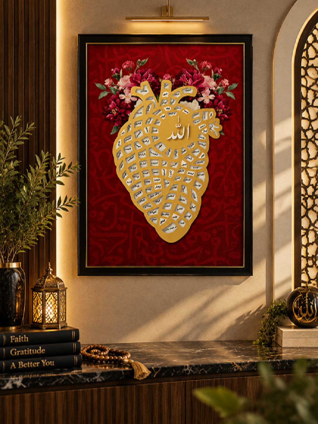 99 Names of Allah Islamic Wall Frame in Multan