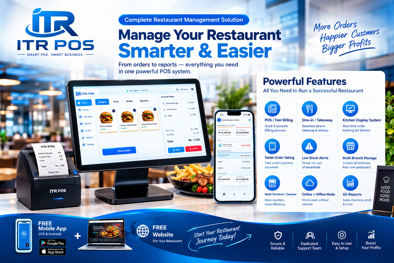 Restaurant POS Software | ITR POS